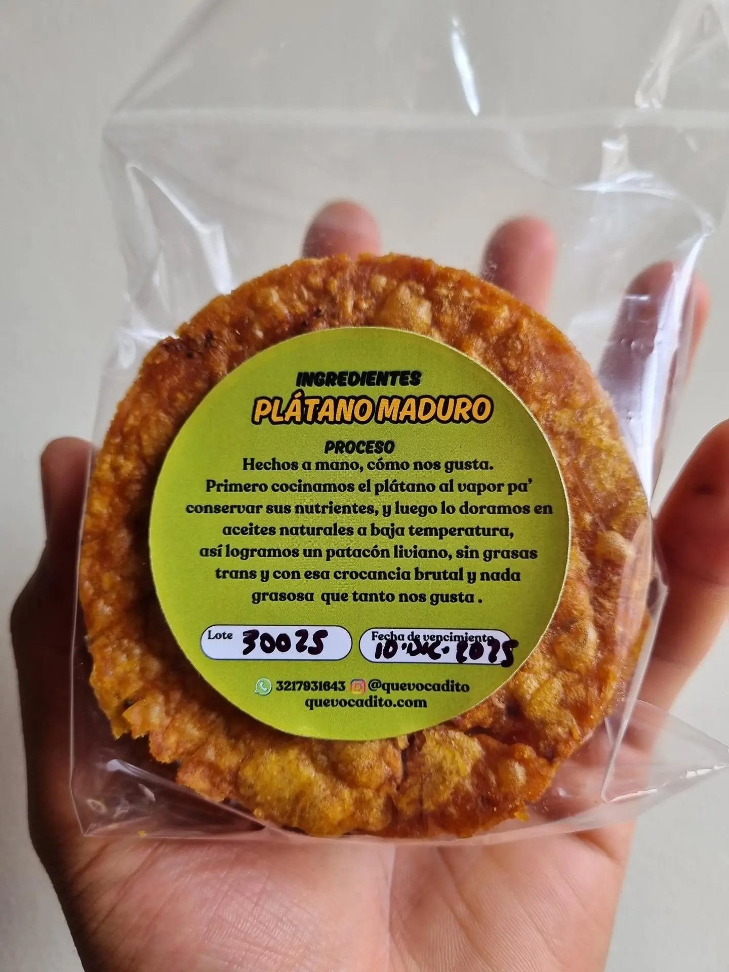 Patacones Artesanalaes Crunch